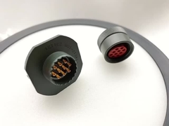 햄 너트 용기 MIL-DTL-26482 시리즈 I 10 여성 핀 Mil DTL 26482 커넥터