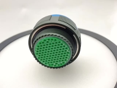 카드미움 셸 MIL-DTL-38999 시리즈 3 100 여성 핀 Mil DTL 38999 전원 연결 장치