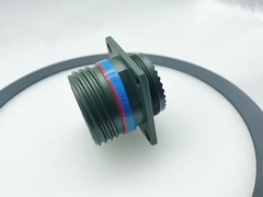 셸 크기 19 용기 연결 장치 D38999 시리즈 3 연결 장치 올리브 녹색 카드미움