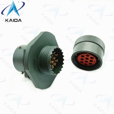 품질  Jam Nut Receptacle MIL-DTL-26482 Series I 10 Female Pins Mil Dtl 26482 Connector 공장