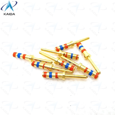 품질  D38999 Series Cooper Alloy Contact with Gold Plating Meeting Customer Requirements.M39029/58-363.20# Pin Contact.Color bands with Orange - Blue - Orange 공장