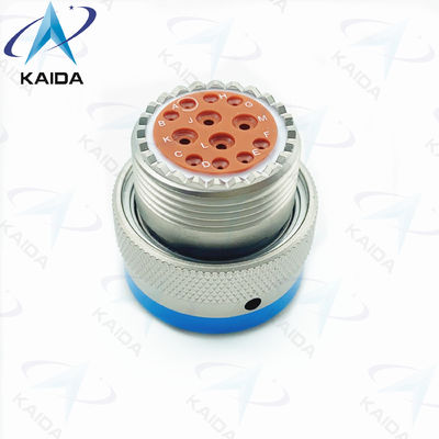금색 마감 MIL-DTL-26482 커넥터 크림 콘택트 Mil DTL 26482h 12 여성 핀