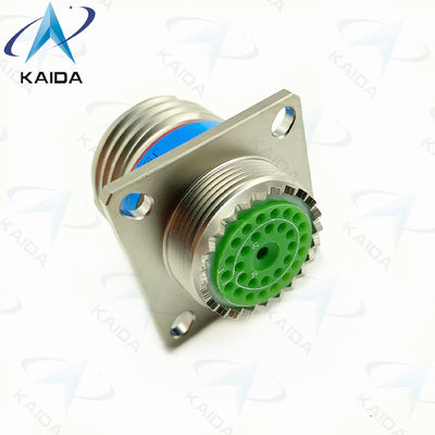 500V 전압 없는 니켈 D38999/20FD31SA.8D 시리즈와 함께 사각형 플랜지 수용기 MIL-DTL-38999 시리즈 III