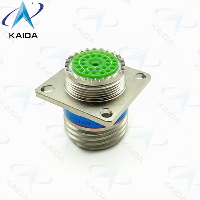 500V 전압 없는 니켈 D38999/20FD31SA.8D 시리즈와 함께 사각형 플랜지 수용기 MIL-DTL-38999 시리즈 III