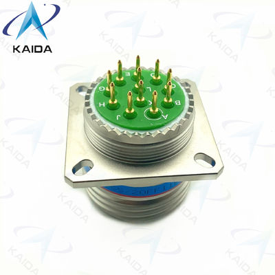 짧은 PCB 꼬리 유형 MIL-DTL-38999 시리즈 III 수신기 커넥터 D38999/20FF11PCN 전극적 니켈.8D 시리즈