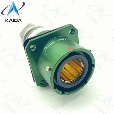 안정적인 Y50DX-1801Z30KL 원형 커넥터 패널 마운트 스타일 녹색 안도화