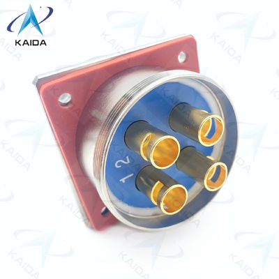 Y50DX 알루미늄 원형 전기 커넥터 용기 3 연락처 작동 온도 -55°C ~ 125°C.Y50DX-D404ZK10