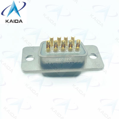 500V MIL-DTL-83513 알루미늄 마이크로 D 용기 커넥터 500 커플링 사이클 구리 합금 접촉.DEM-9S-S3KLE