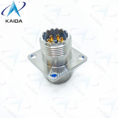 금 접촉 마무리 6 접촉 용접기 유형 MIL-DTL-26482 시리즈 연결기 MS3470S10-6PH 스테인리스 스틸 비활성화