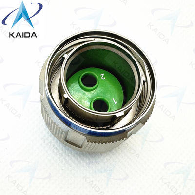 MILDTL-38999 2 Twinax 접촉 스레드 / 전기가 없는 니켈 / 금 접촉 끝 군사 연결 장치 D38999/26FE82PN