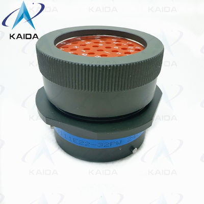 22-Shell 알루미늄 합금 MIL-DTL-26482 시리즈 1 미니어처 커넥터 7.5 Amp 500V.MS3111E22-32PW 환경 밀폐