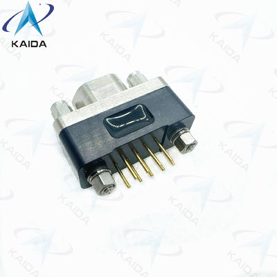 수직 MIL-DTL-83513 직사각형 소켓 마이크로 D PCB 커넥터 골드 오버 니켈 콘택트 플래팅 GMR7580-9S2BPN