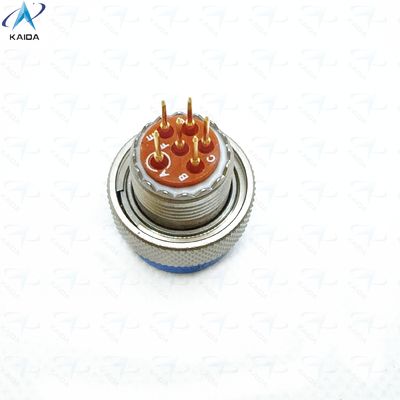 MIL-DTL-38999 시리즈 2 열탄화 단열기 전류 없는 니켈 짧은 PCB 꼬리 6 콘택트 금판 MS27484T10F98PCN