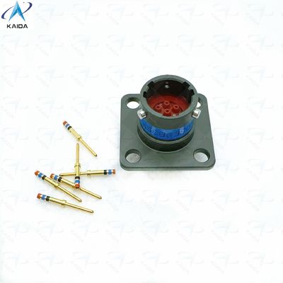 7.5 Amp 구리 합금 크림 마운트 용기 금으로 칠한 열 플라스틱.MS27508E8B35P. 박스 장착 용기.JTP02