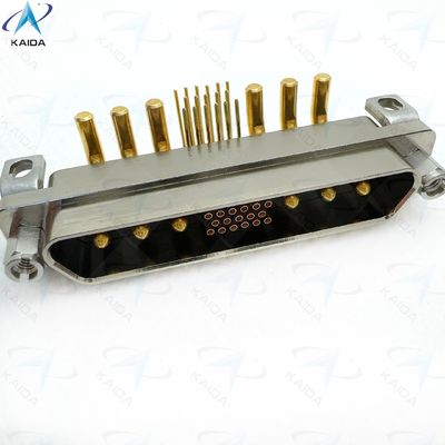 금 위 니켈 접촉 접착 직사각형 커넥터 장기 지속 성능 알코보 PCB 크고 작은 전류 혼합 J30J23P06KPW01W1P040