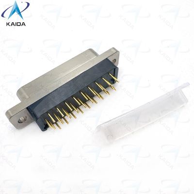 마이크로-D 인쇄 회로 보드 커넥터 구리 합금 접촉 물질과 3 A 전류 등급 MWDM2L-37SCBSNN-110