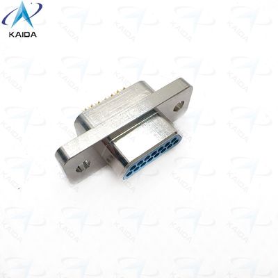 MDM-15PSP 마이크로-D 금속 껍질 니켈 완공 장수 성능. 구리 합금 금판 접촉은 MIL-DTL-83513 MDM-15PSP에 적합합니다.
