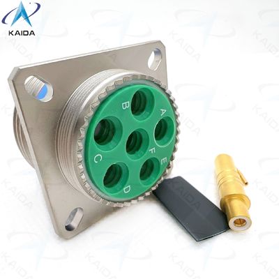 가혹한 산업 환경용 7A 정격 MIL-DTL-38999 시리즈 Ⅱ 나사산 결합형 커넥터. D38999 /20FH06PN, TV 시리즈, 8D 시리즈, 트윈액스 접점, 무전해 니켈