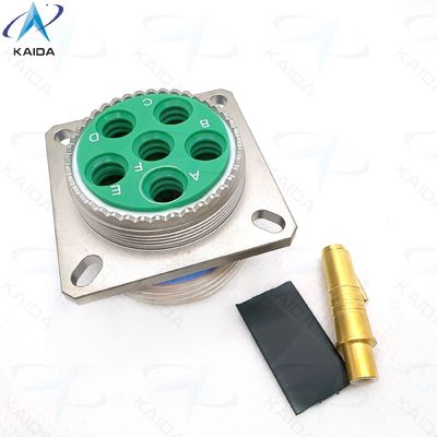 가혹한 산업 환경용 7A 정격 MIL-DTL-38999 시리즈 Ⅱ 나사산 결합형 커넥터. D38999 /20FH06PN, TV 시리즈, 8D 시리즈, 트윈액스 접점, 무전해 니켈