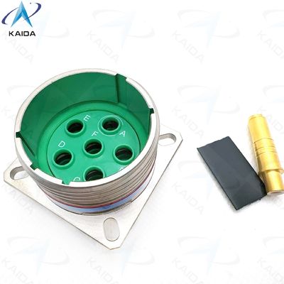 가혹한 산업 환경용 7A 정격 MIL-DTL-38999 시리즈 Ⅱ 나사산 결합형 커넥터. D38999 /20FH06PN, TV 시리즈, 8D 시리즈, 트윈액스 접점, 무전해 니켈
