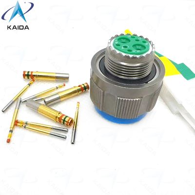 MIL-DTL-38999 Series Ⅲ Threaded Coupling Type -55°C To 125°C for High Temperature Environments.Durmalon Plated.Long Salt Spary Resistance.D38999/26TC35SA