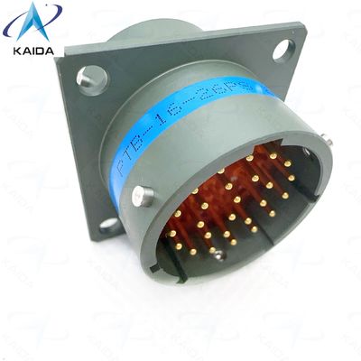 Industrial-Grade MIL-DTL-26482 Series Ⅰ Circular Connector with 500V Voltage and 7.5 A Current Rating.Thru Bulkhead Receptacle.PTB-16-26PS