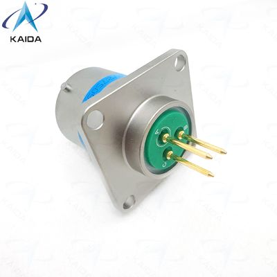 사각 플랜지 리셉터클 MIL-DTL-38999 시리즈 Ⅰ 산업용 구리 합금 접점 포함. MS27505E13F03SCA。PCB 접점 사각 플랜지 리셉터클