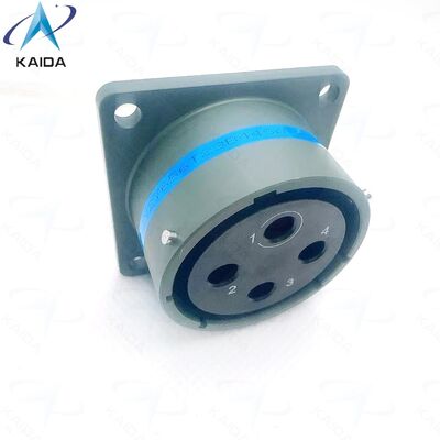 올리브 그린 카드미움 셸 마무리 MIL DTL 38999 시리즈 I 원형 연결 구리 합금 접촉 재료 견고한 내구성.고 - 현재.MS27656T23B44SA