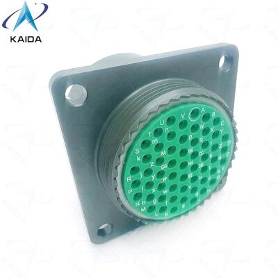 MIL DTL 38999 시리즈 I 원형 커넥터 올리브 녹색 카드미움 셸 픽니쉬 성능의 크림 콘택트 타입을 특징으로.MS27656T23B55SN