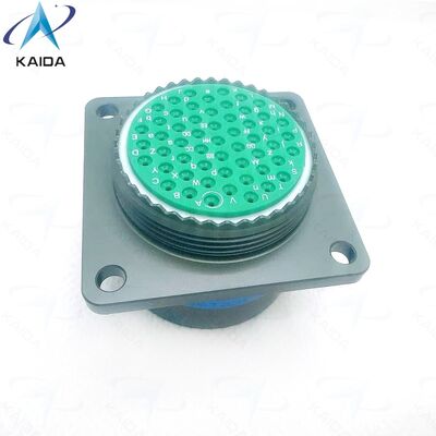 MIL DTL 38999 시리즈 I 원형 커넥터 올리브 녹색 카드미움 셸 픽니쉬 성능의 크림 콘택트 타입을 특징으로.MS27656T23B55SN