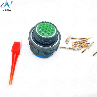 정격 전류 7.5 A MIL DTL 38999 시리즈 Ⅲ 알루미늄 쉘 재질 원형 커넥터 견고한 전기 연결 솔루션. D38999/26WD18PN. TV06RW15-18PN. 8D5-15W18PN