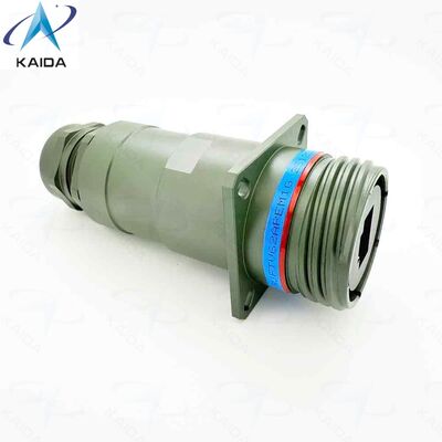 RoHS 컴플라이언스 RJFTV62APEM1G RJ45 연락 연결기.IP68 뒷껍질, 금속 방부.알루미늄 껍질 - 올리브 드랩 캐드미엄 접착