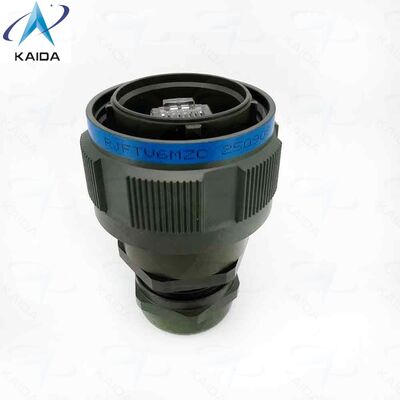 RJFTV6MG 올리브 그린 카드뮴 마감. 금속 글랜드 플러그。트라이 스타트 나사 커플링 메커니즘 (MIL-DTL-38999 시리즈 III 타입) 분리 방지 장치 포함 - 쉘 사이즈 19